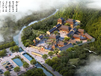 化州资教寺总体建筑规划方案图