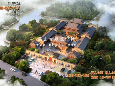 化州天福寺重建规划效果图